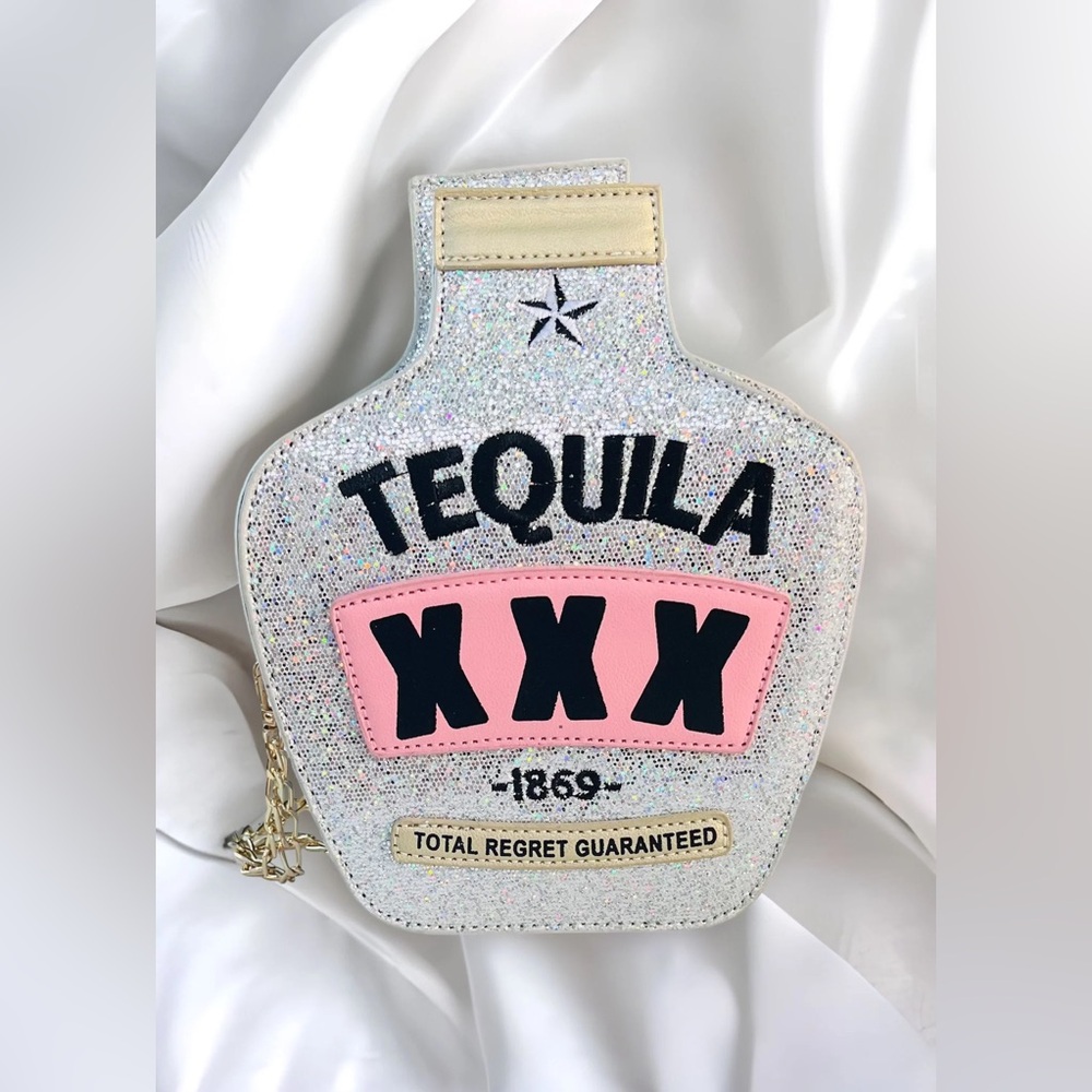 Tequila Sparkle Novelty Crossbody Purse